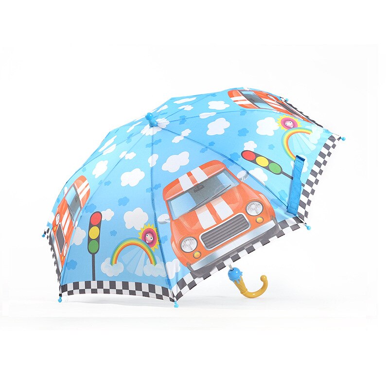 Søde hval tegneserier paraply tegneserie børn paraply vindtæt og regntæt baby paraply sikkerhed børnehave kid paraply: Bil