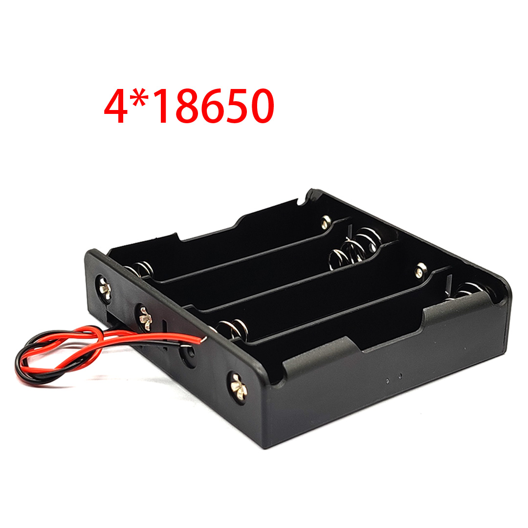 18650 Battery Holder 18650 Battery Storage Box 18650 Battery Case 18650 Box 18650 Holder With Wire Lead Series Connection DIY: Pink