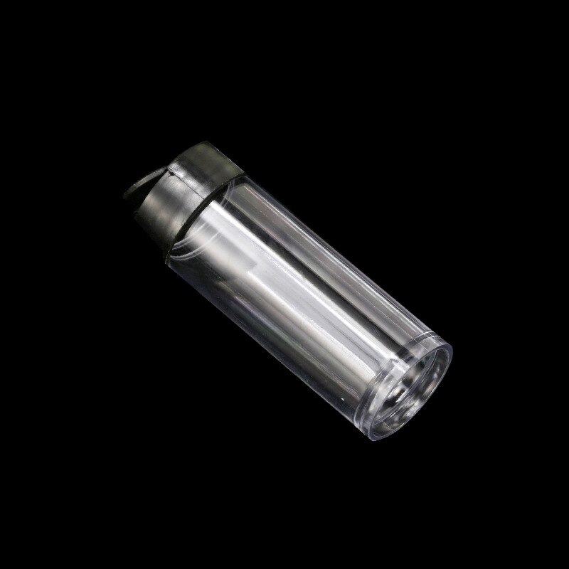 MIUSIE 10Pcs Clear Plastic Embroidery Felting Sewing Needles Container Pin Needle Storage Tubes Bottle Holder Storage Cases