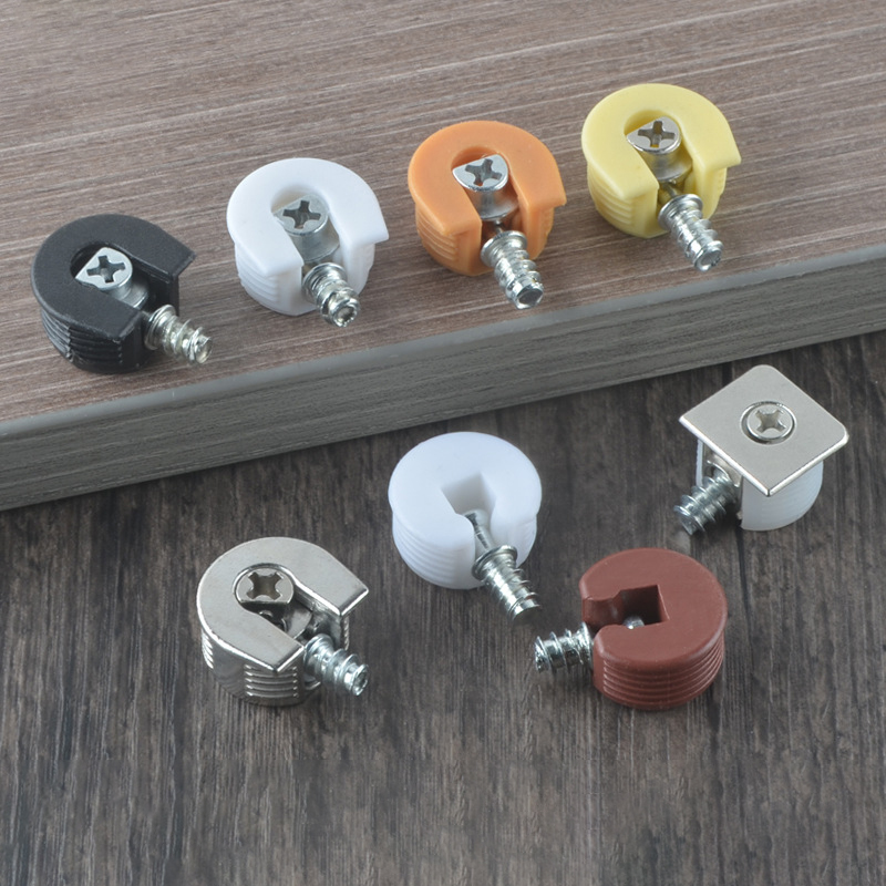 10 set möbelskåpskoppling rafix 3 in 1 konsol stiftpinnar plast zinklegering skarv hyllstöd beslag