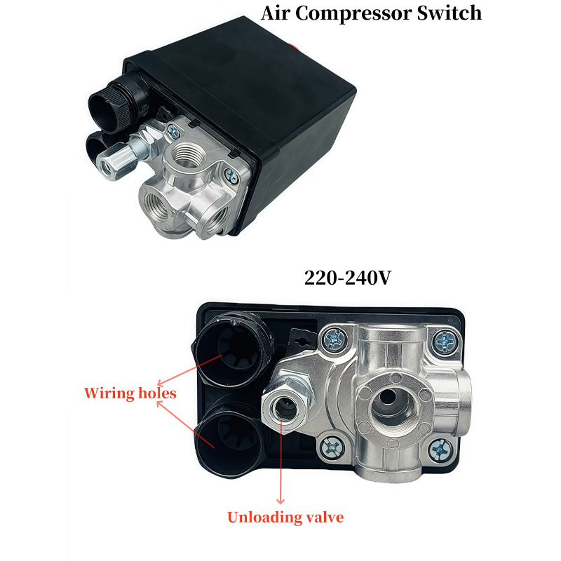 Air Compressor Pressure Switch 90-120psi Automatic air pressure switch Electric Air Compressors Tool Accessory