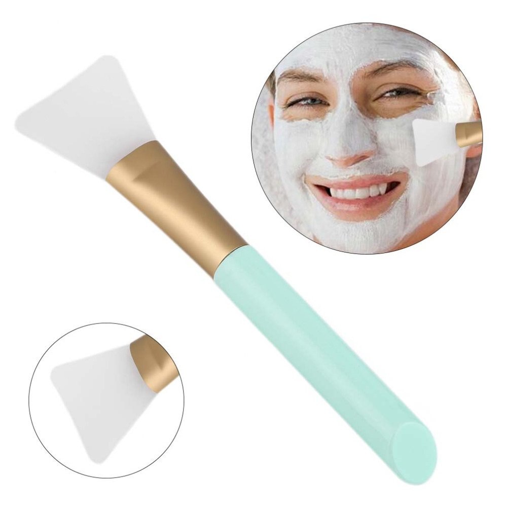 3 pièces Silicone masque Facial brosse, masque beauté outil Silicone souple visage boue masque applicateur bricolage beauté maquillage brosses