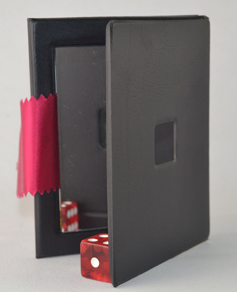 Dice Thru Spiegel Goocheltrucs Comedy Close Up Magia Solid Through Effen Magie Illusie Mentalisme Gimmick Props voor Goochelaars