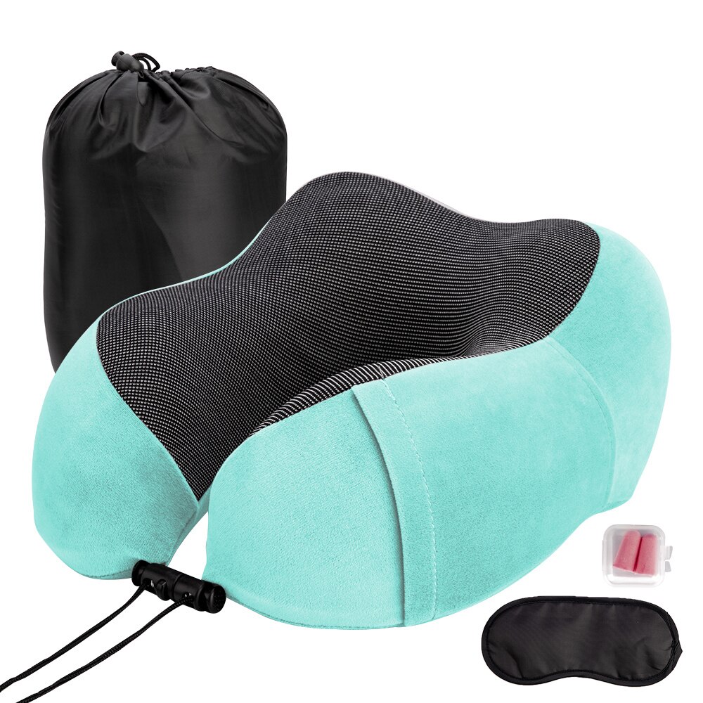Czemo Coussin De Voyage Pour Avion Et Train, Coussin En Mousse à Mémoire De Forme En U Avec
