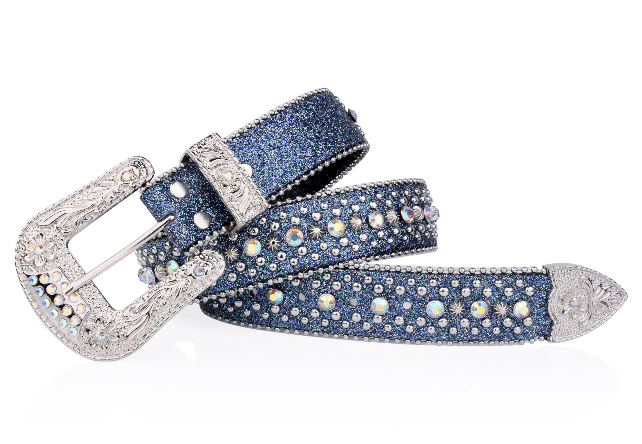 Ceinture Punk rock pour femmes, strass de luxe, bouton brillant, décorée en PU, Y2K, rétro, pour jeans pour hommes