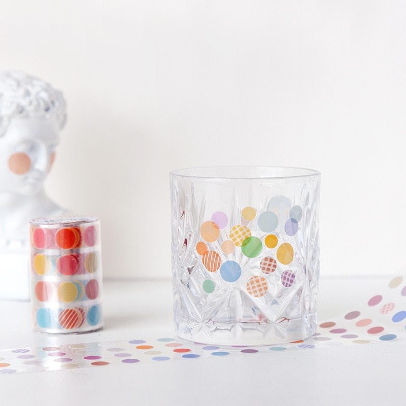 Kleur Wereld Serie Washi Tape Kleurrijke Dots Pet Grandado