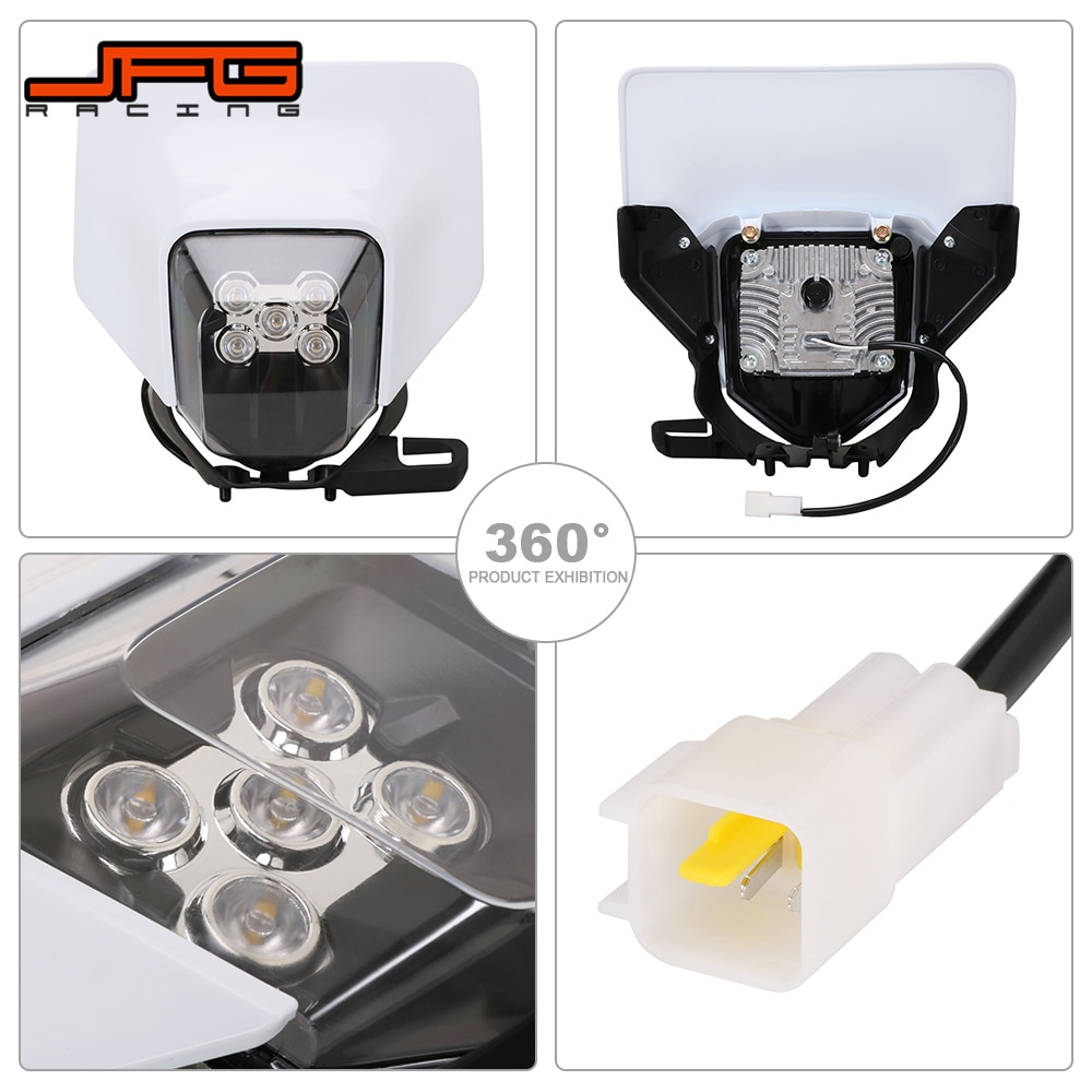 Motorcycle LED Headlight Headlamp Head Lamp Light For Husqvarna FC FE FX TC TE TX 125 250 300 350 450 501 FE250 FC250 TE300