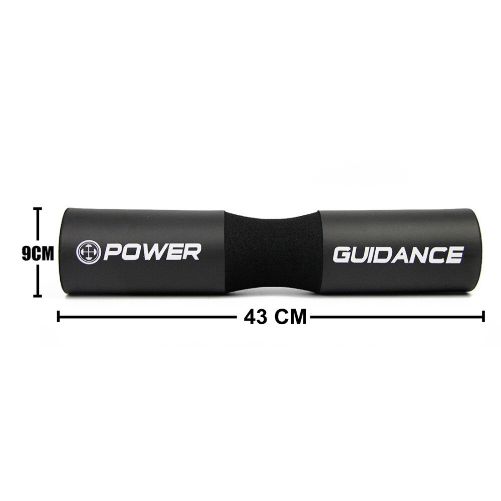 Power guidance barbell squat pad/vægtløftning polstret nakke &amp; skulderbeskyttelsespude - til stang, hoftestød 45*9cm