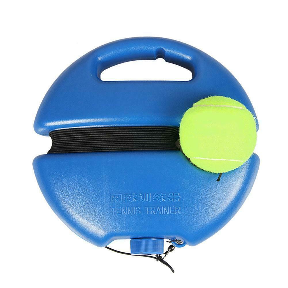 Tennistränare grundläggande motionär tennisträningsverktyg med rep singlar som slår automatisk rebound gummiband sparring enhet: Default Title