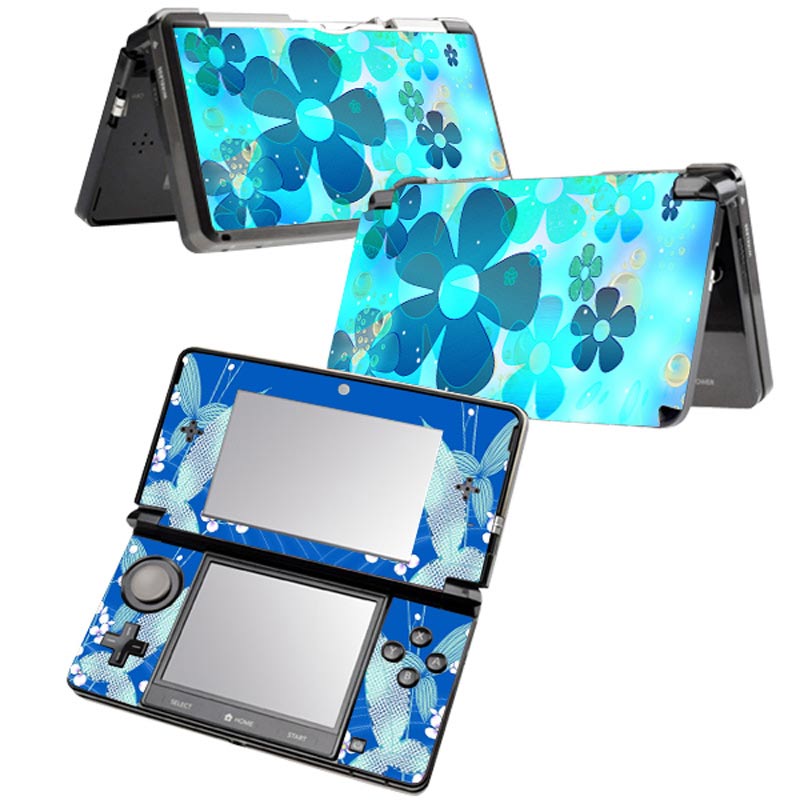 Flower For Nin tend 3DS console sticker For Nintend 3ds Skin Sticker 3ds Game Console Vinyl Sticker for 3ds protect skin: TN-3DS-0477