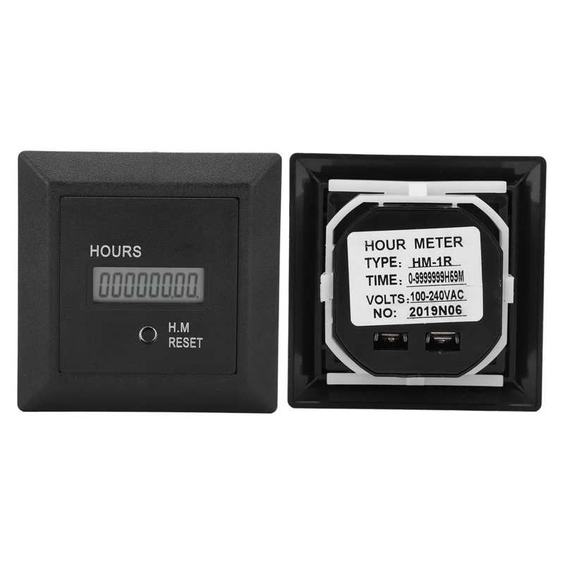 Modular Contactor Electrical Equipment Hour Meter Marine Boat Motorcycle Snowmobile Generator Tractor Lawn Mower 1R