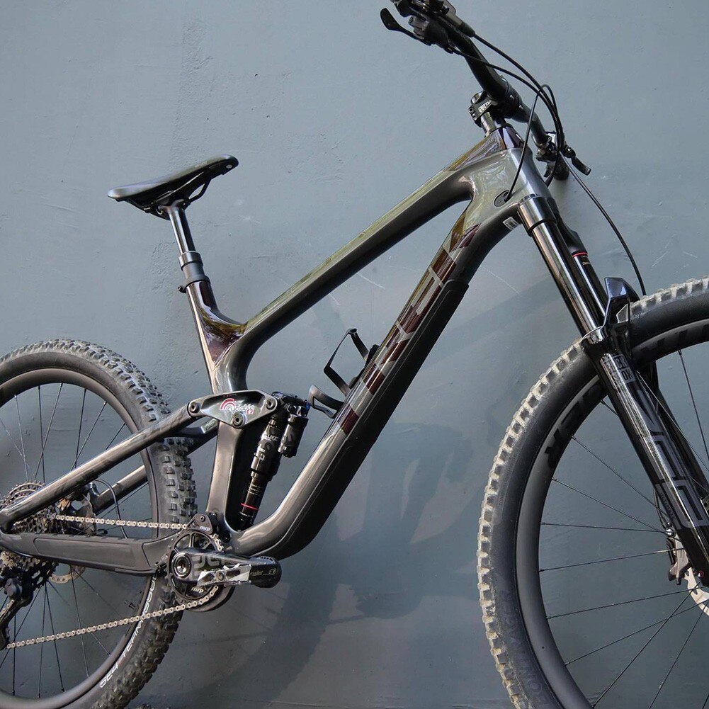 Bike Bicycle Universal Frame Protection Sticker Cover Guard Silica Gel Frame Lower Tube Sticker Protector Silicone Sheet 40.2x6