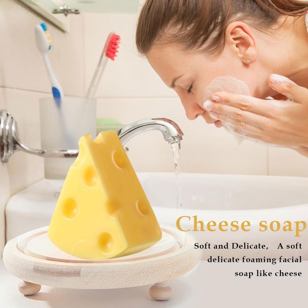 Savon au fromage au sel de mer, savon à base de plantes brossées, pour l'élimination des acariens, Y9J8