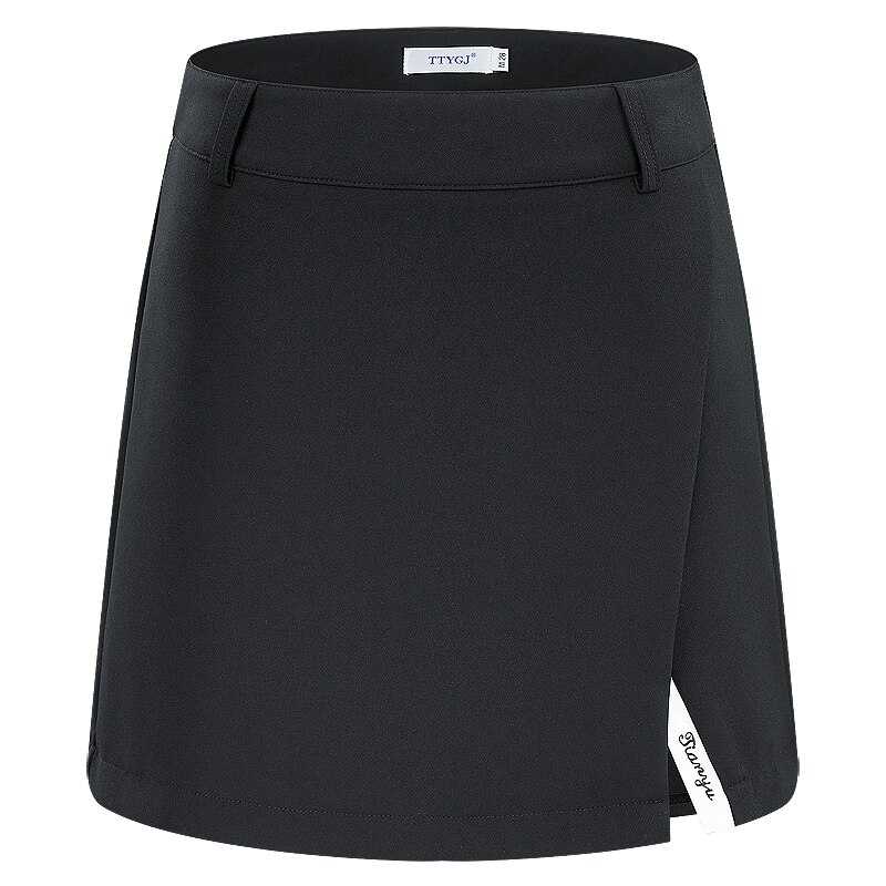 Golf Skirt For Women Ladies Slim Golf Skirts With Short Pants Inside Sports Tennis Pencil Skorts Skinny Leisure Soft Clothing: black / L