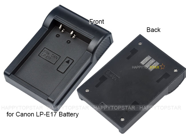 Fente plaque panneau pour Double numérique LCD rapide chargeur rapide pour Canon LP-E17 batterie LC-E17C EOS M3 M5 M6 760D 750D 800D 77D
