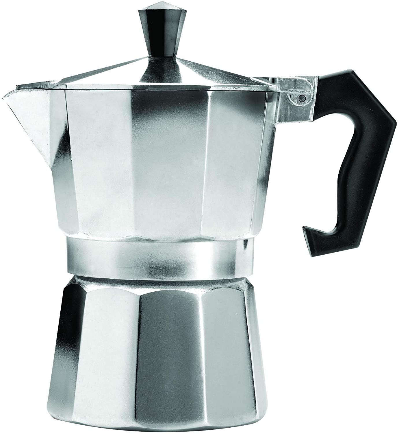 Express Moka Pot, 2 Cup 100 ml, Aluminum,brew like an Italian – Easy to Use