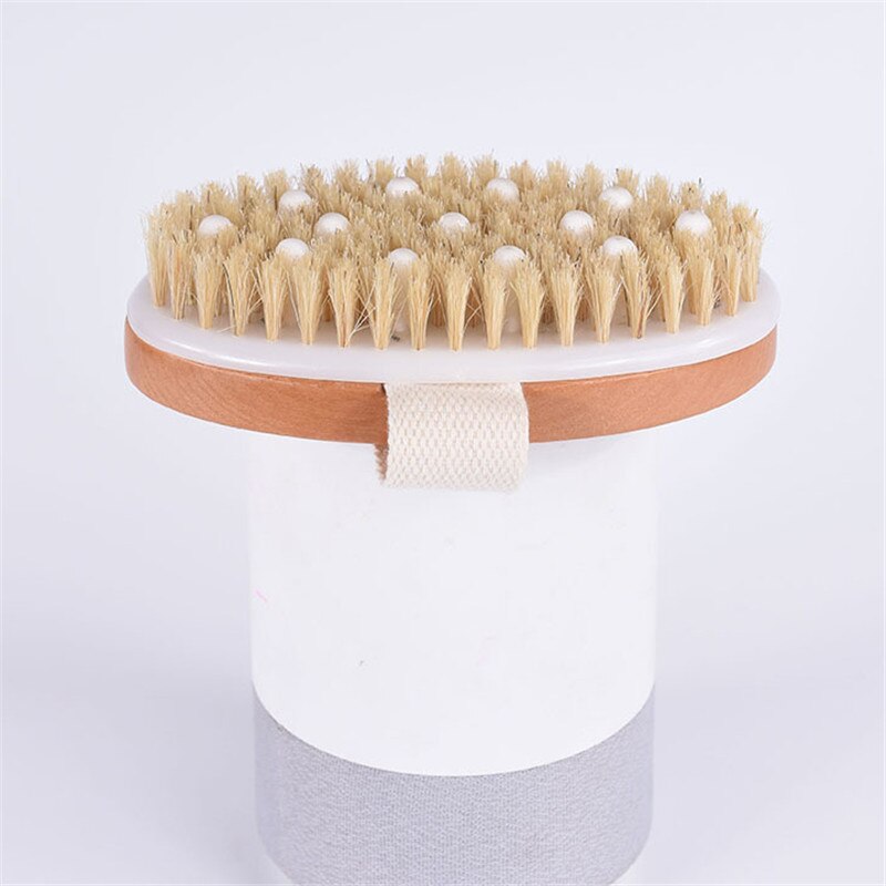 Dry Skin Body Brush Exfoliating Bath Brush Back Scrubber Back Brush Medium Strength Body Scrub Skin Bathing Brushing