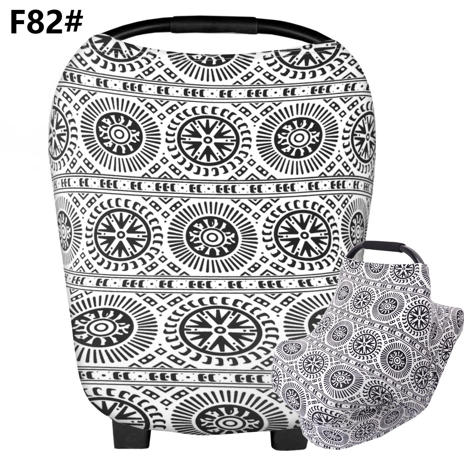 Housse d'allaitement multi-usages, écharpe d'allaitement, housse de siège auto pour bébé, chariot de courses, chaise haute, poussette, grand châle infini, livraison gratuite: F82