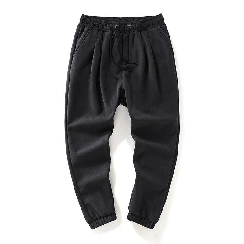 Mannen Wol Broek Fluwelen Kasjmier Broek Mannen Dikke Fleece Joggers Winter Super Warm Broek Zwaargewicht Broek Mannen Joggingbroek