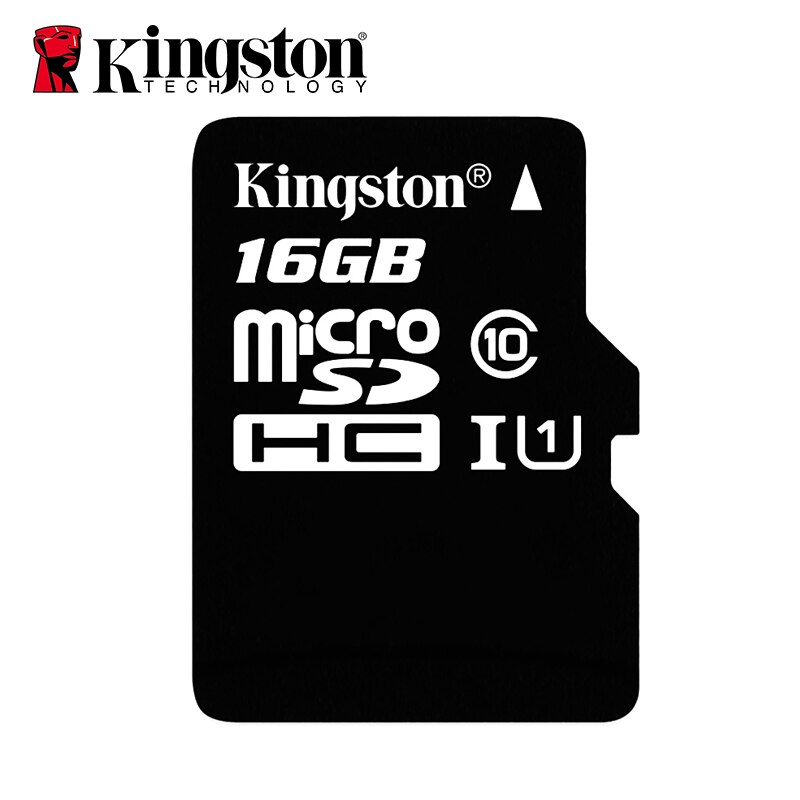 Kingston tarjeta de memoria Micro SD 32GB 16GB Class10 UHS-1 MicroSDHC tarjeta Mini SD de 64GB y 128GB MicroSDXC microsd para SmartPhone Android: 16GB Class 10