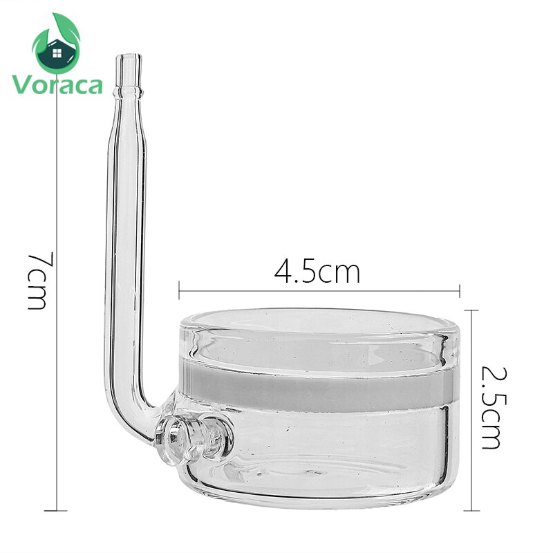 Aquarium co2 diffuser dioxide diffuser met u-vorm