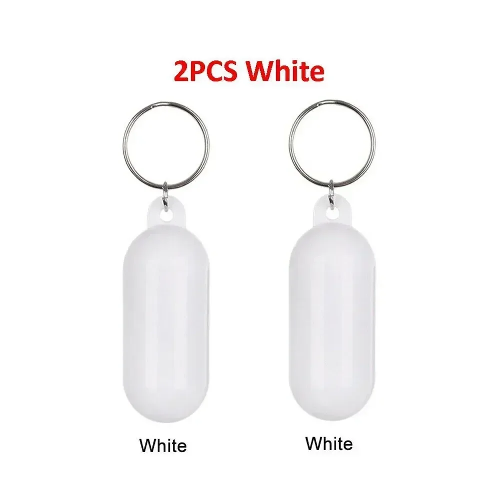 2x Portachiavi galleggiante per kayak da barca Portachiavi galleggiante Portachiavi galleggiante Accessori per barche per la pesca in barca Kayak Rafting e surf: WHITE