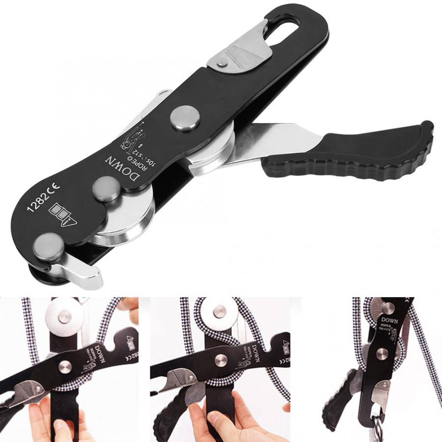 Professionele Klimmen Descender Self-Remmen Karabijnhaak Stop Touw Klem Grab Rescue Klim Accessoires 150Kg Klimmen Accessoires