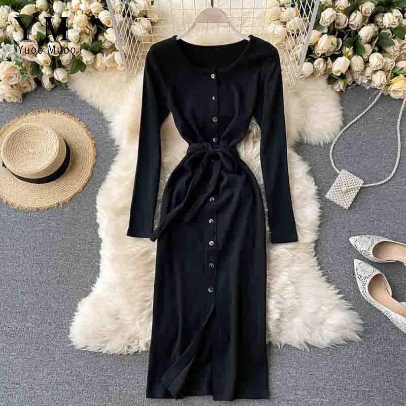 Stijlvolle Winddichte Blousejurk met Riem main image 0