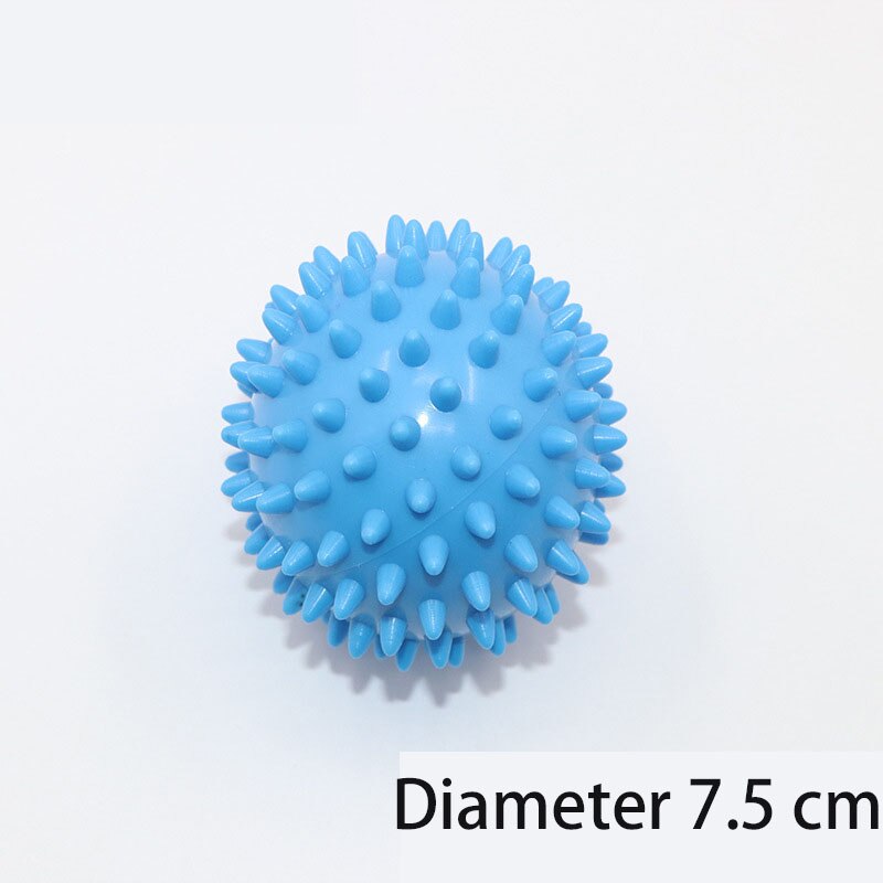 Massage Ball Fitness Fascia Ball Muscle Relaxation Ball Acupoint Massage Spike Ball Grip Fitness Ball Hedgehog Ball: 7.5cm light blue