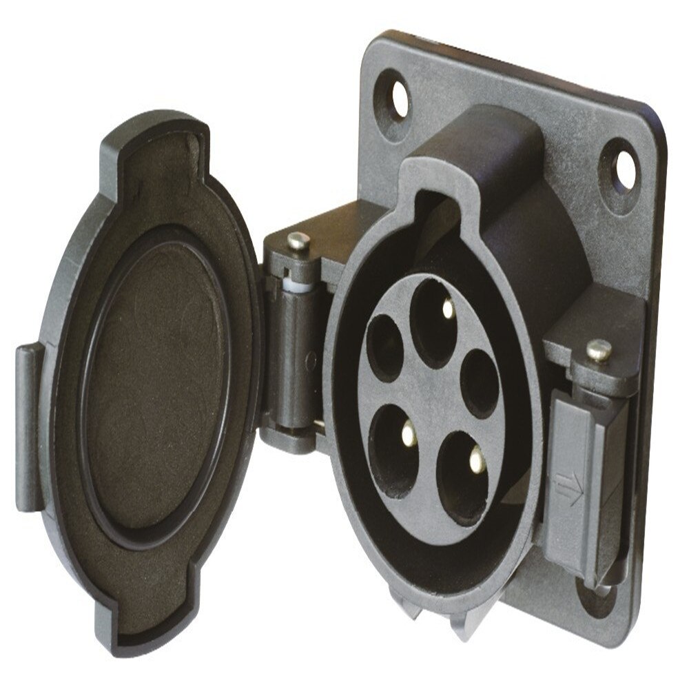 SAE J1772 Type 1 16Amp EV Charging Inlet Socket AC Dummy Socket Type 1 Inlet Electric Vehicles Socket