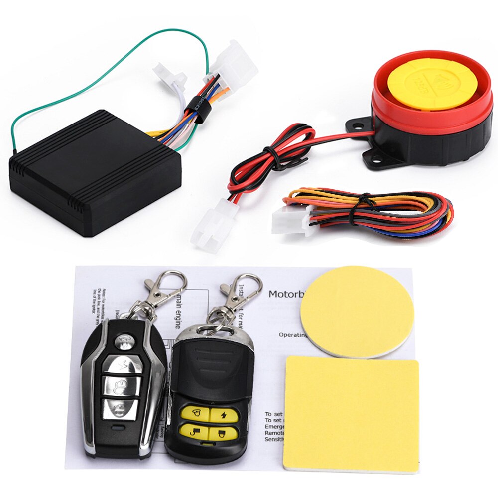 Universal Scooter Motor Anti-Theft Keamanan Alarm Sistem Mesin Mulai Remote Control:  TYPE 2