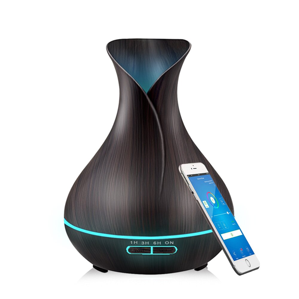 400ml Air Humidifier Essential Oil Diffuser Aroma Lamp Aromatherapy Electric Aroma Diffuser Mist Maker Smart APP Remote Control