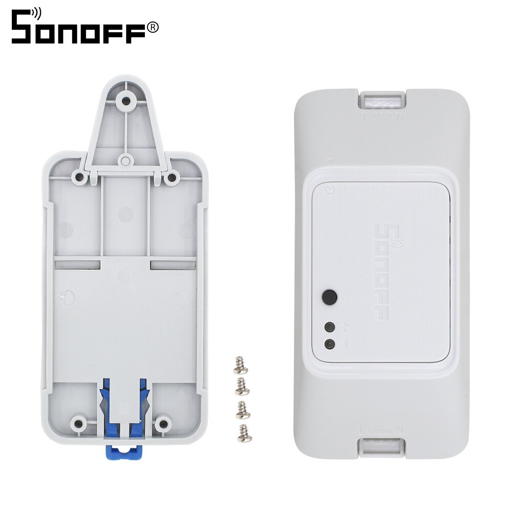 SONOFF DR DIN Tray Rail Case Holder Mounted Adjustable work with SONOFF Basic/RF/TH10/TH16/POW/DUAL/POW R2 Smart Home Automation: DR and Basic R3