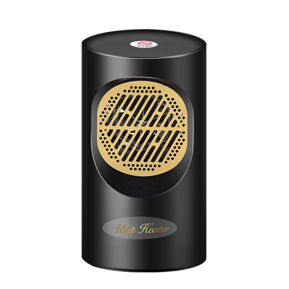 Draagbare Spiraal Verwarming Elektrische Kachel Desktop Warmer Machine Voor Car Home: US plug Black