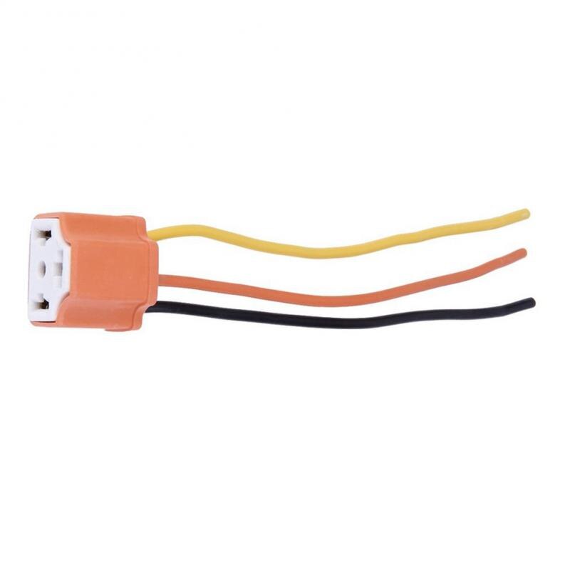 H4/9003/HB2 Ceramic Bulb Holder Auto Halogen Bulb Socket Lamp Holders H4 led Connector Plug Extension Wire Car Accessorie TSLM1