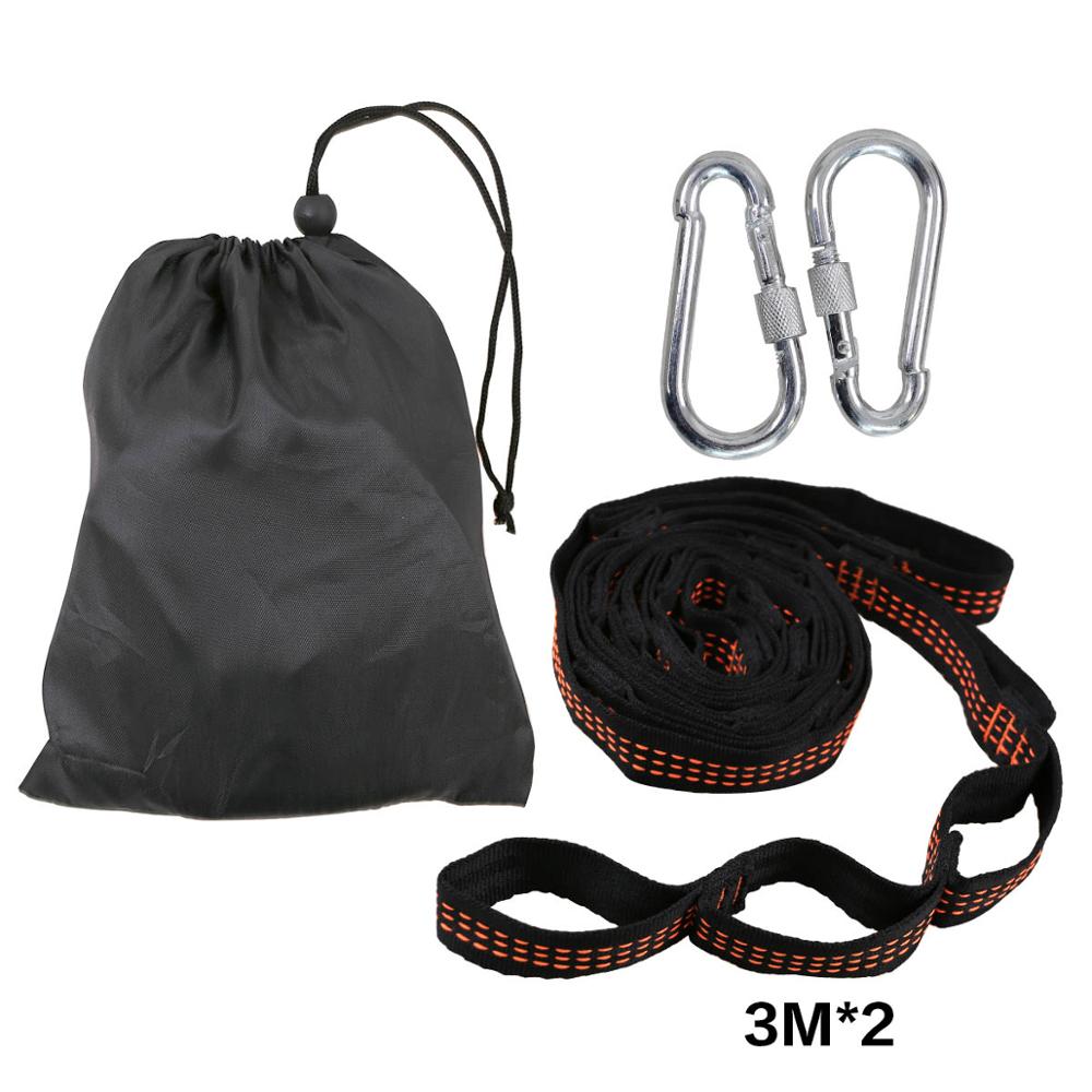 1-2 Person 260*140cm Camping Hammock Outdoor Mosquito Bug Net Portable Parachute Nylon Hammock for Sleeping Travel Hiking: accessories3