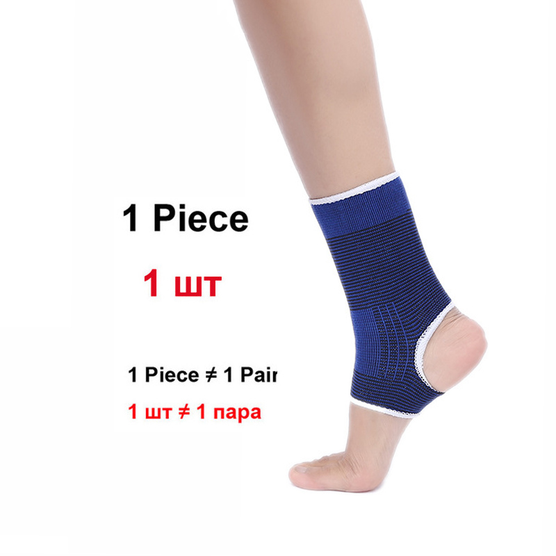 1 pz Palm Support Wristband Knit riscaldamento basket polso proteggi marchio chainoco braccialetti sportivi professionali bracciale da polso blu: Blue Ankle