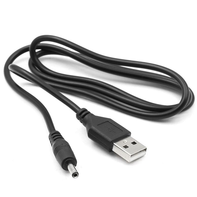 Cable de alimentación USB 2,0 macho A 3,5x1,35mm 3,5mm macho conector de barril DC 5V Cable de alimentación Cable adaptador-cargador * 3,5*1,35mm
