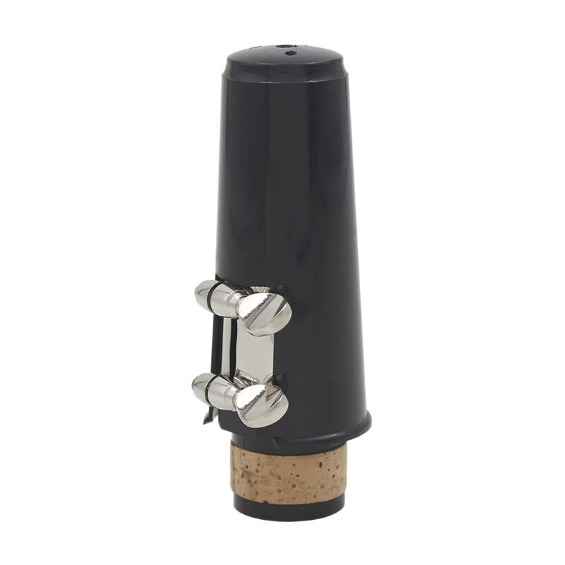 Clarinet Mouthpiece Kit with Ligature,one Reed and Plastic Cap~black