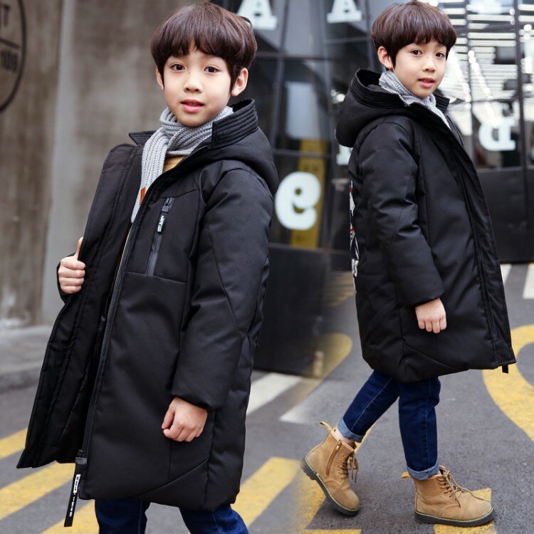 30 grad freundlicher kleidung junge kleidung warme Winter unten baumwolle jacke Mit Kapuze Mantel wasserdicht verdicken oberbekleidung freundlicher Parka