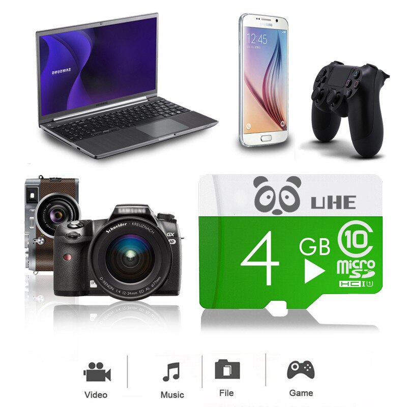 Memory Card 4GB 8GB 16GB 32G 64G Micro SD Card TF Carte Memory Stick SDXC with adapter for Smartphone Tablet Camera PC
