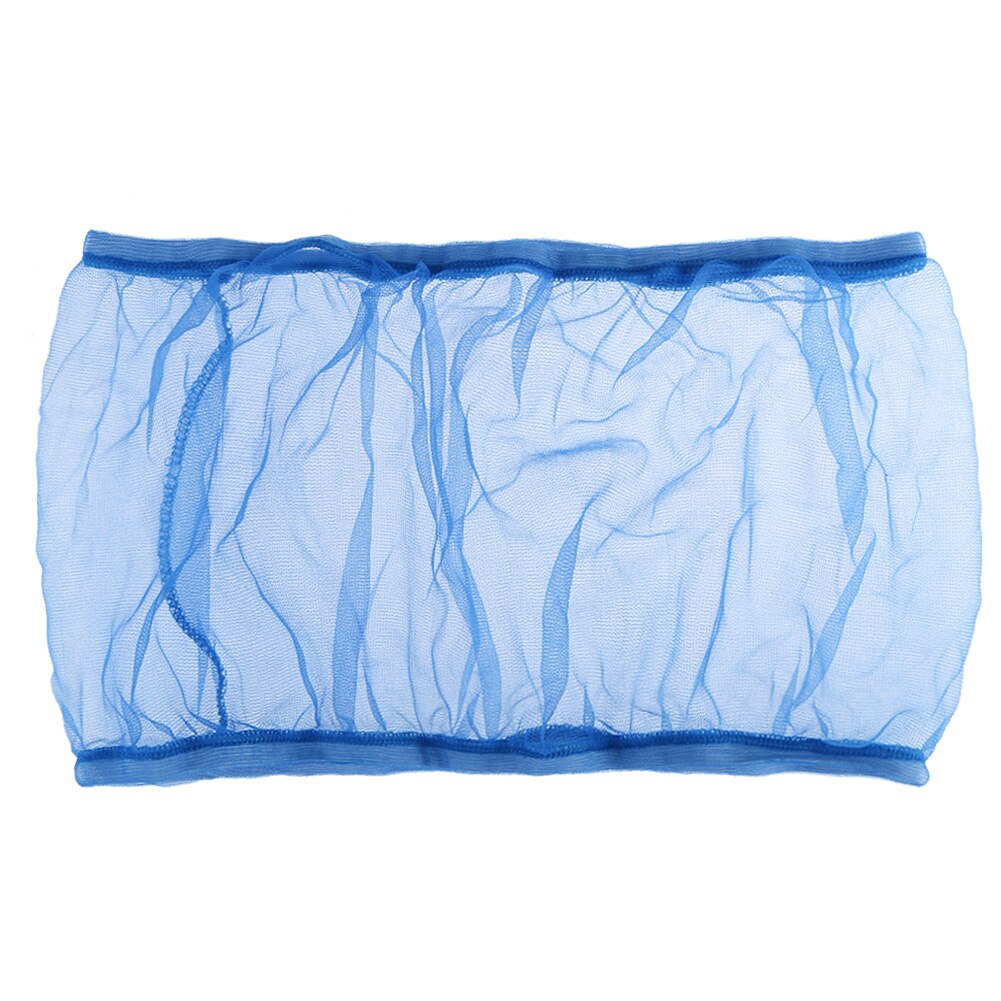 Nylon Mesh Bird Cage Cover Dust Proof Skirt Net Bird Cage Parrot Cage Net Easy Cleaning Seed Catcher Guard Pet Accessories: Blue / M