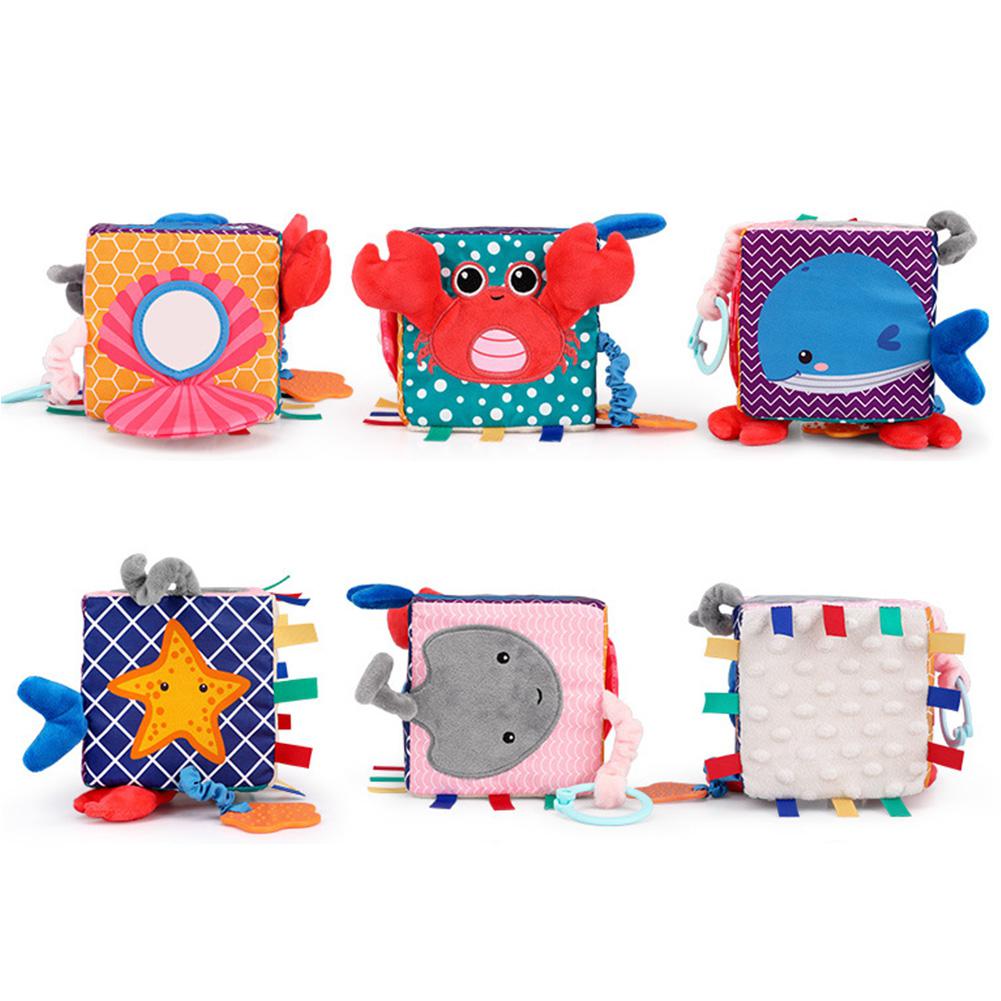 Rctown Stereoscopische Doek Boek Speelgoed Ontwikkelen Baby Intelligence Grijpen Tafelbel Rammelaar Voor Baby Baby