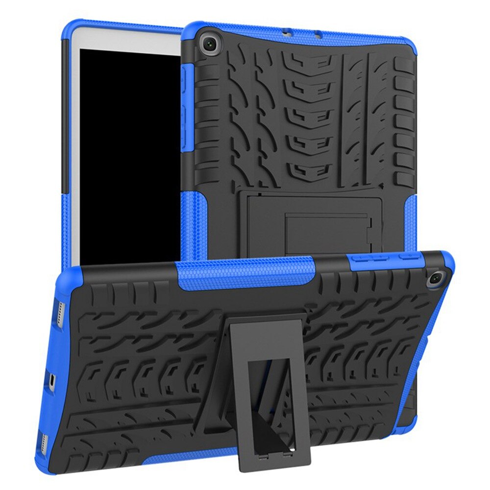 Funda Armor para Samsung T510 Tab A , funda de SM-T515 de 10,1 pulgadas para galaxy sm-T510, Tablet de TPU + PC, funda con soporte