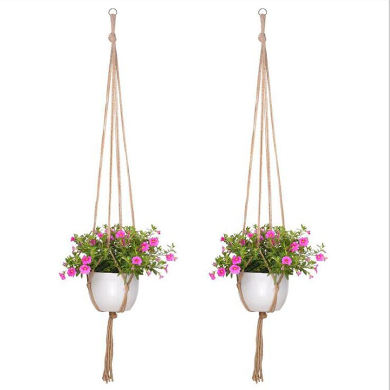 Handmade Macrame Plant Hanger Flower /pot Hanger For Wall Decoration Countyard Garden