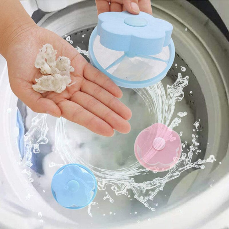 Laundry Balls Washing Machine Floating Laundry Filter Bag for Lint Pet Hair Remover Pouch Laundry Products