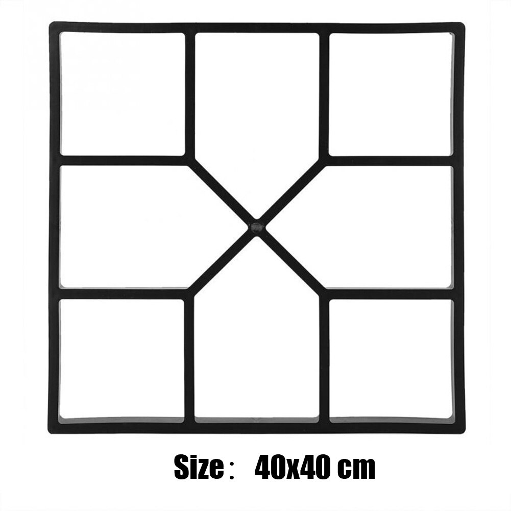 Garten Pfad Hersteller bilden Kunststoff DIY Manuell Pflaster Zement Ziegel Stein Straße Beton Schimmel wiederverwendbar DIY Manuell Pflaster: A
