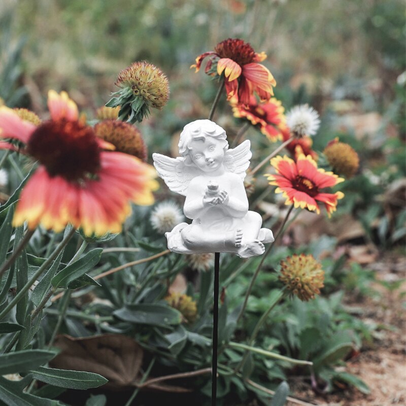 Angel Flower Potted Ornaments Home Garden Ornaments Flower Pot Decoration