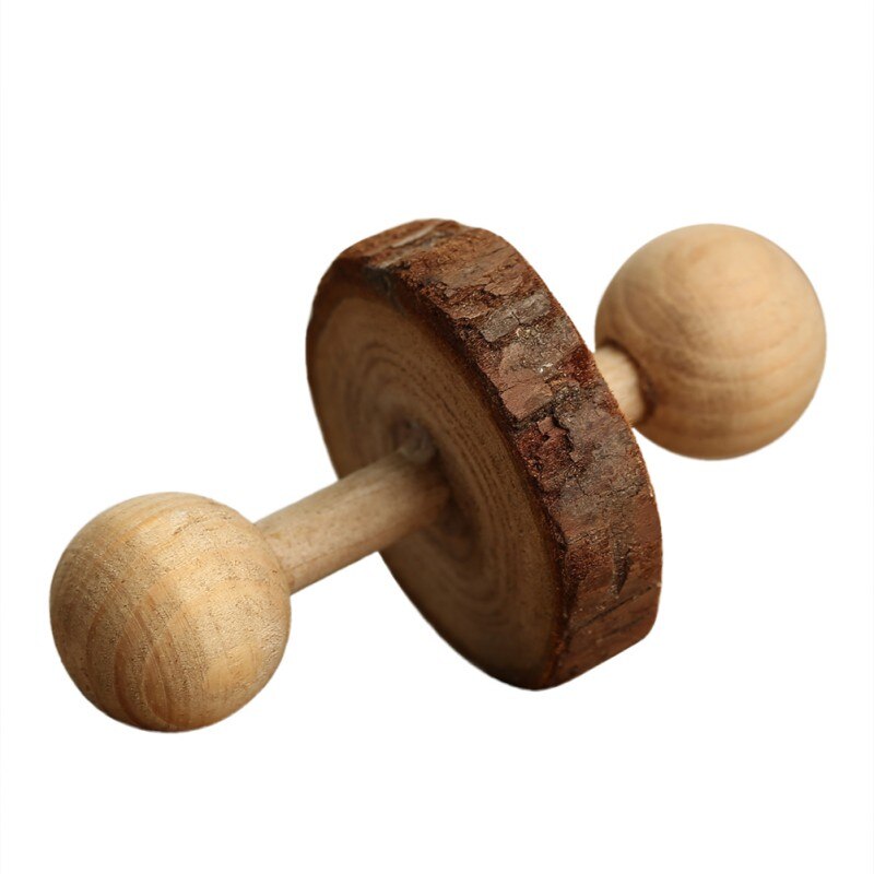 Kæledyr molar legetøj natur træ motion tygge tænder pleje molar legetøj til kæledyr kanin hamster små dyr forsyninger kæledyr tilbehør: D1