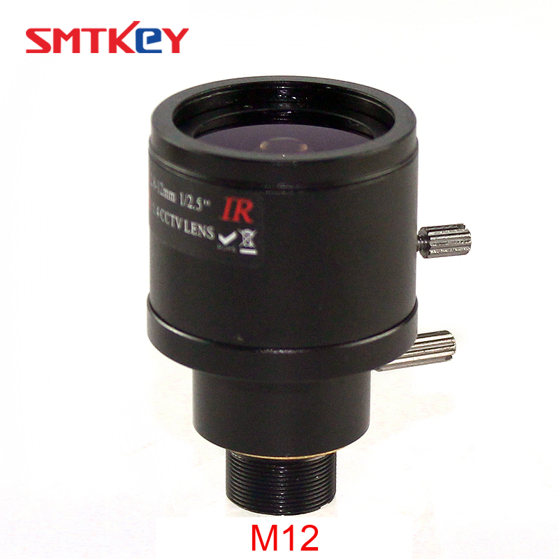 3.0 megapixel  m12 hd 2.8-12mm objektiv varifocal ir cctv-objektiv ,f1.4, manuel fokuszoom, synsvinkel cctv-overvågningskameraobjektiv